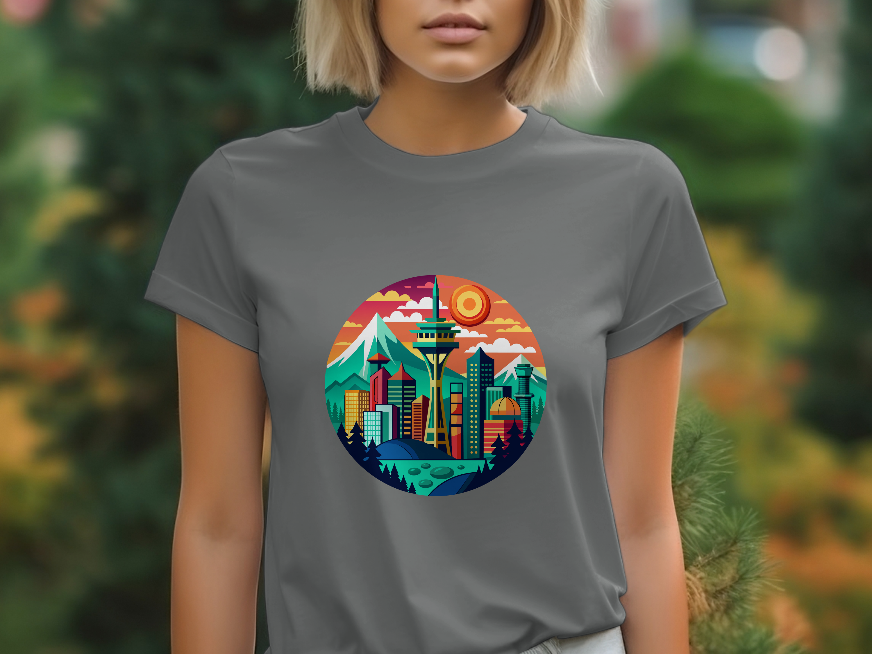 Outdoors-PNW-Colorful Cityscape