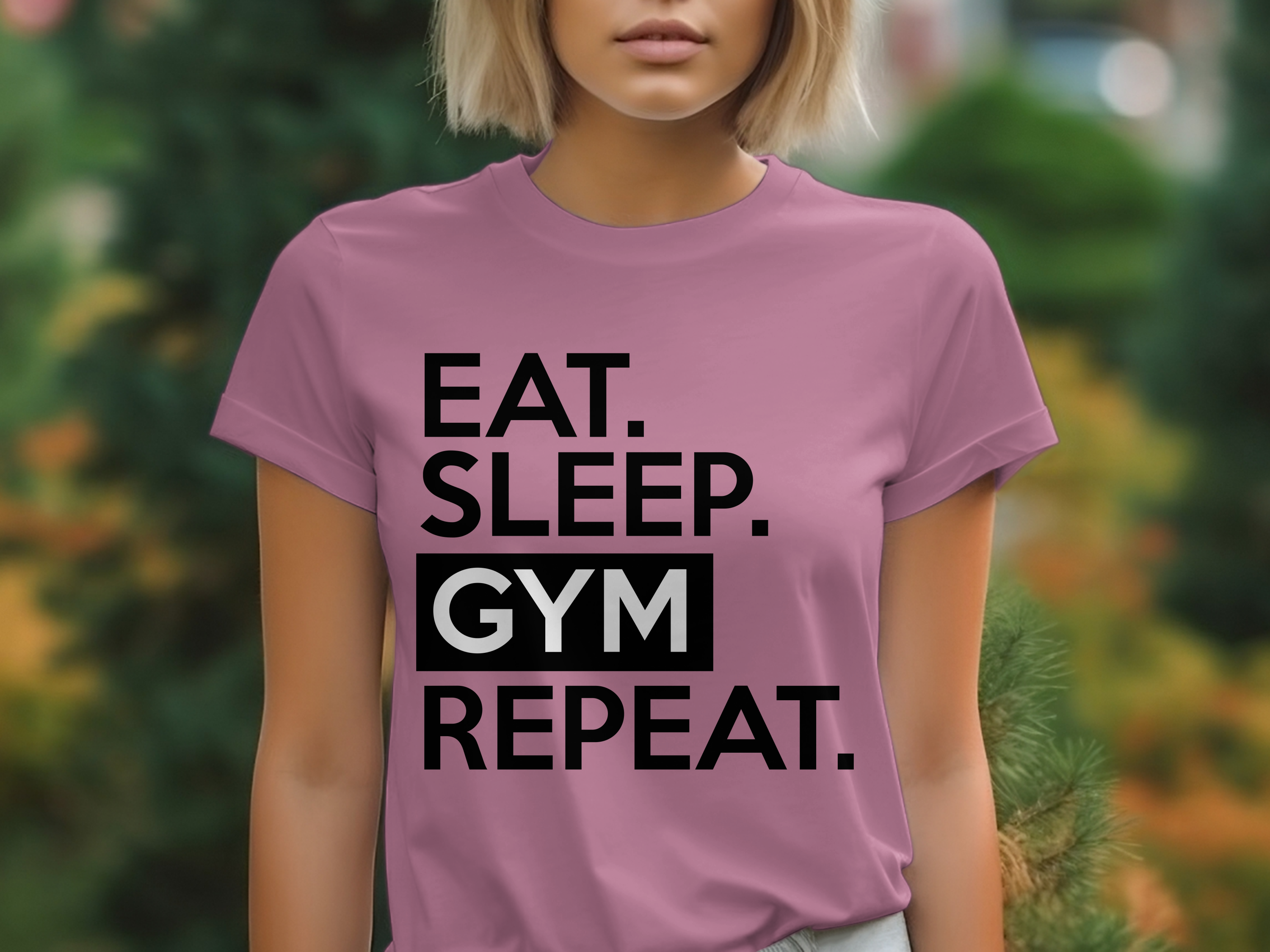 Fitness-Gym-Eat Sleep Gym Repeat
