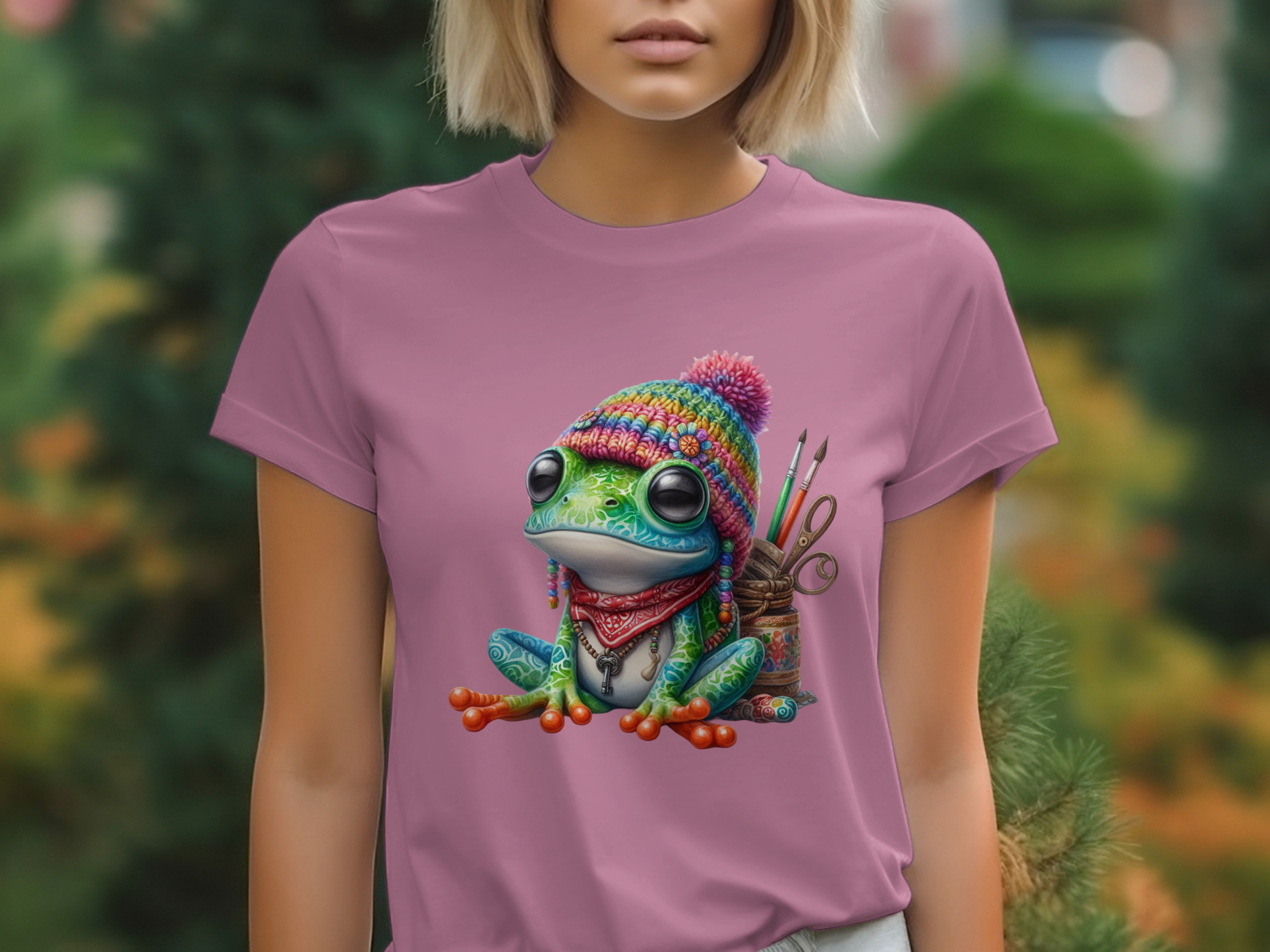 Animals-Misc-Colorful Frog Groovy