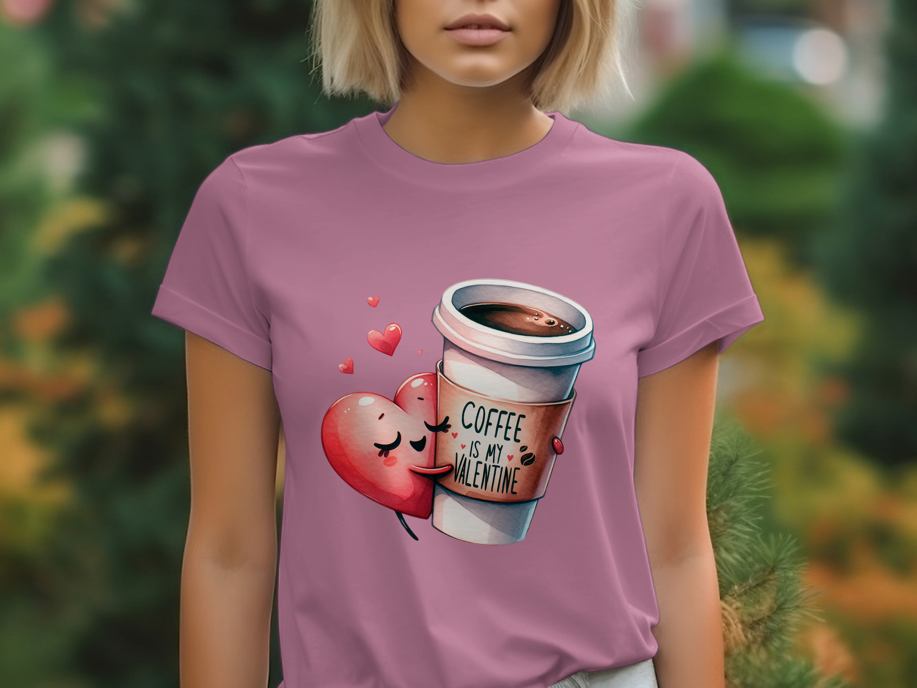 Holiday-Valentine's Day-Cute Coffee Valentine Heart