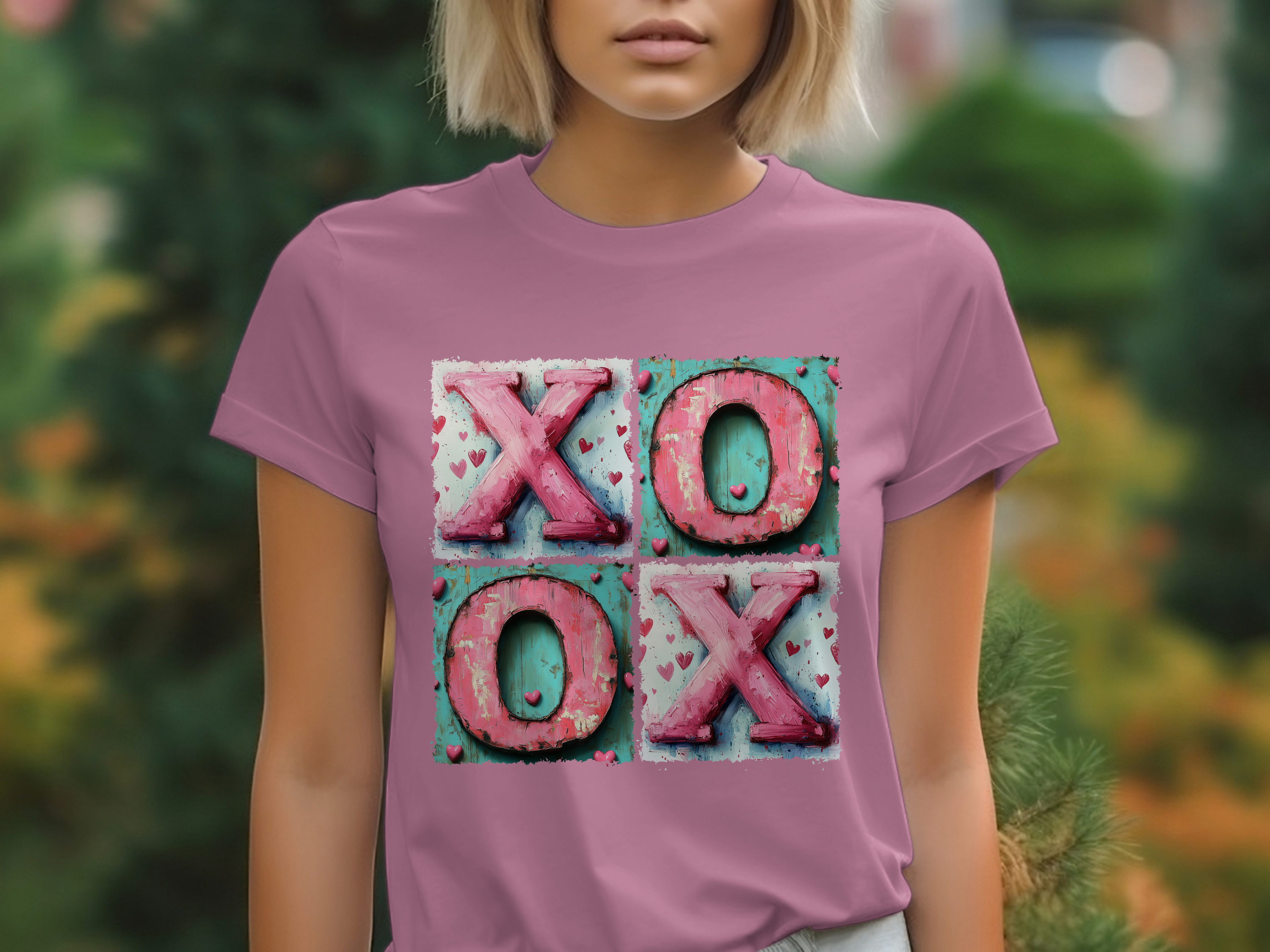 Holiday-Valentine's Day-Cute Colorful XOXO