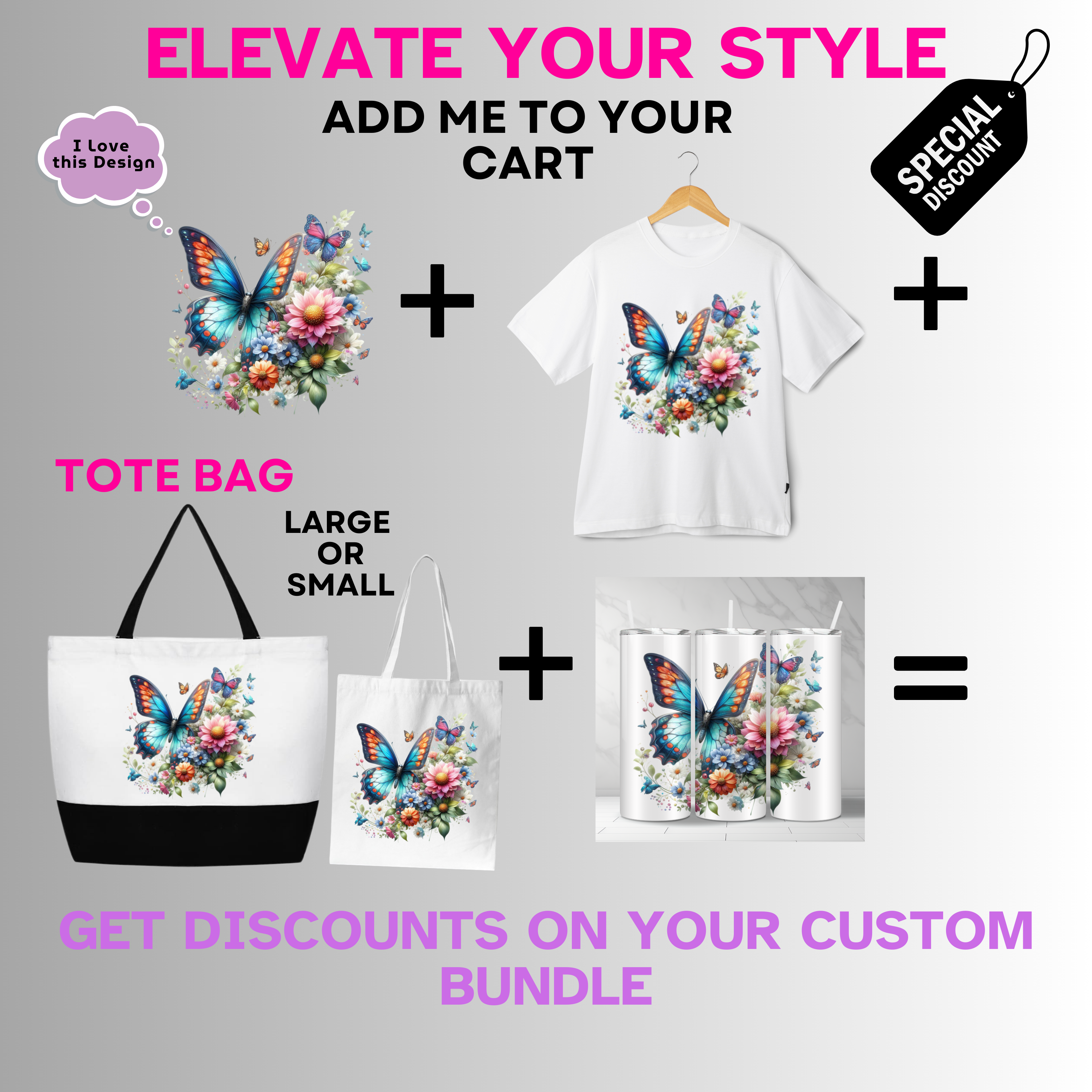 Animals-Bugs-Colorful Butterfly and Floral