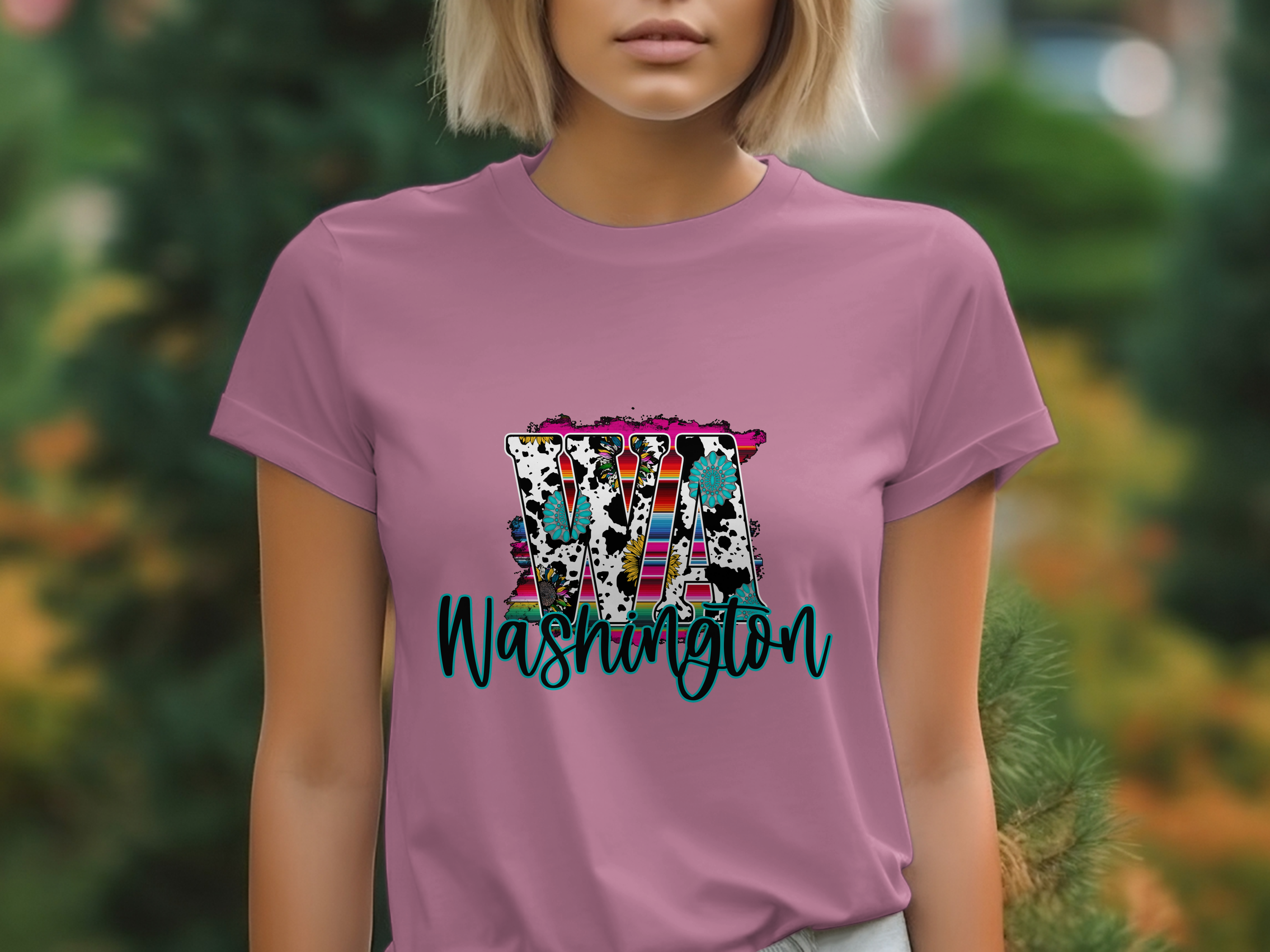 Outdoors-PNW-Washington WA Western Cow Print