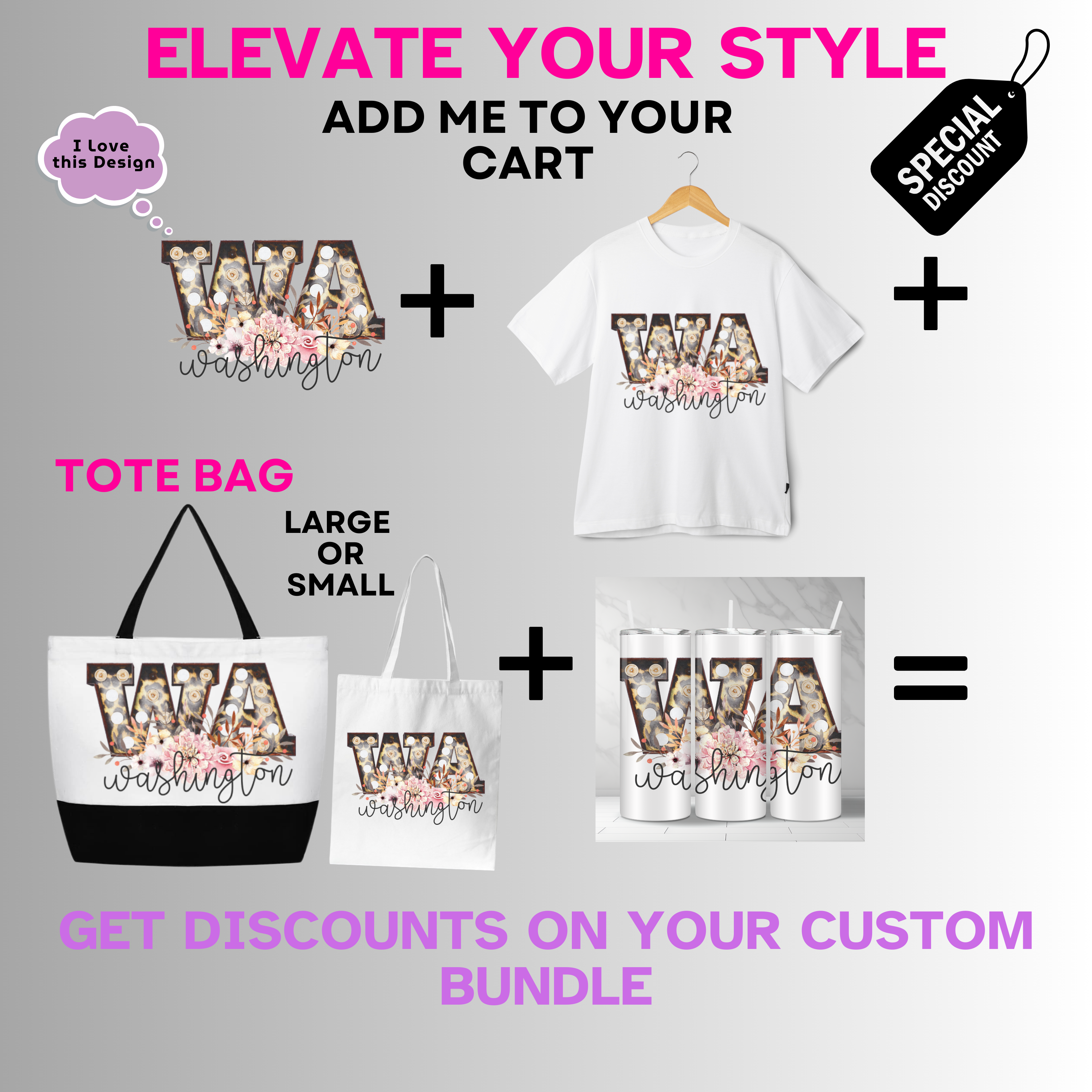 Outdoors-PNW-WA Washington Floral