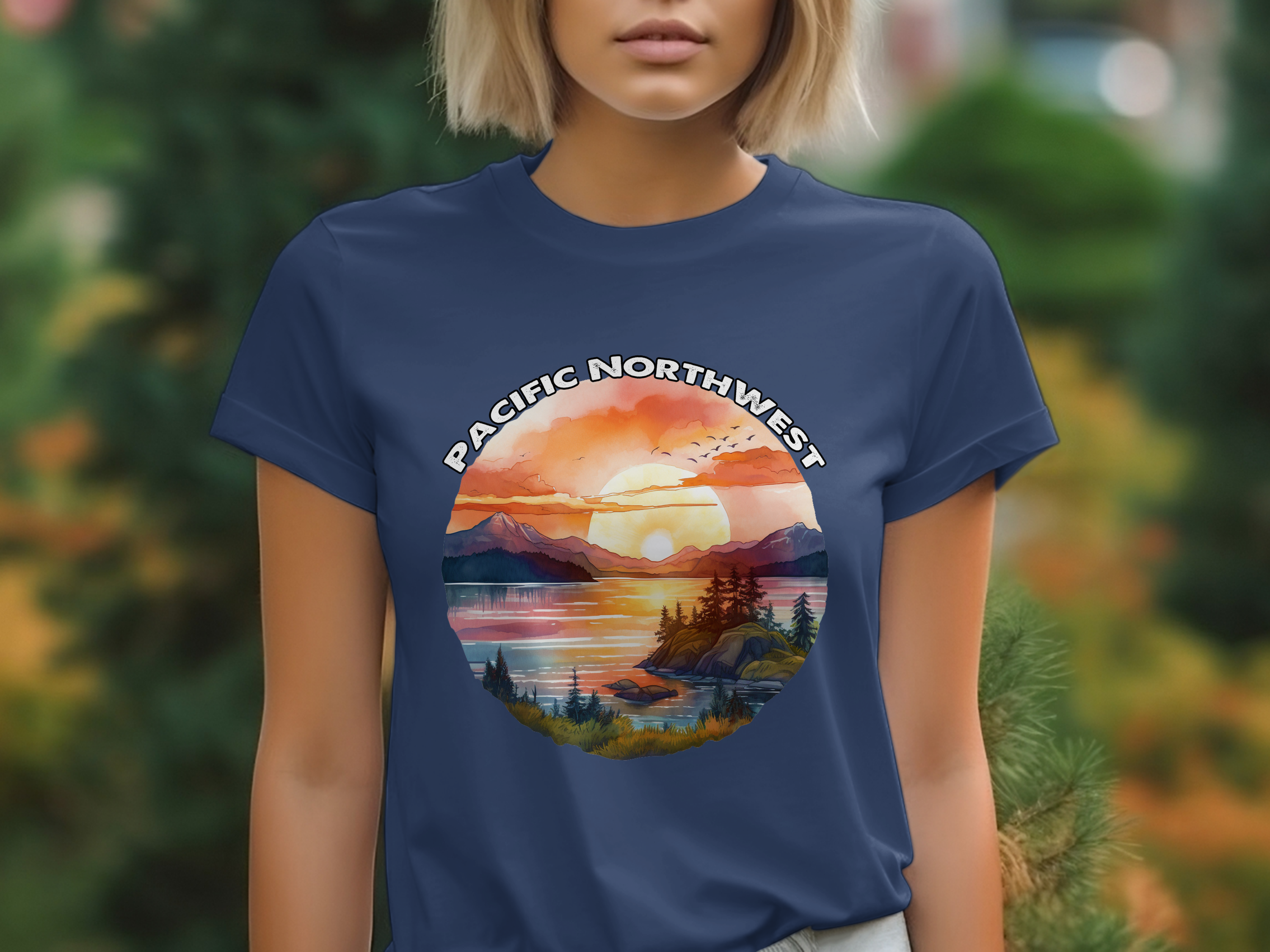 Outdoors-PNW-Stunning Pacific Northwest Sunset Landscape