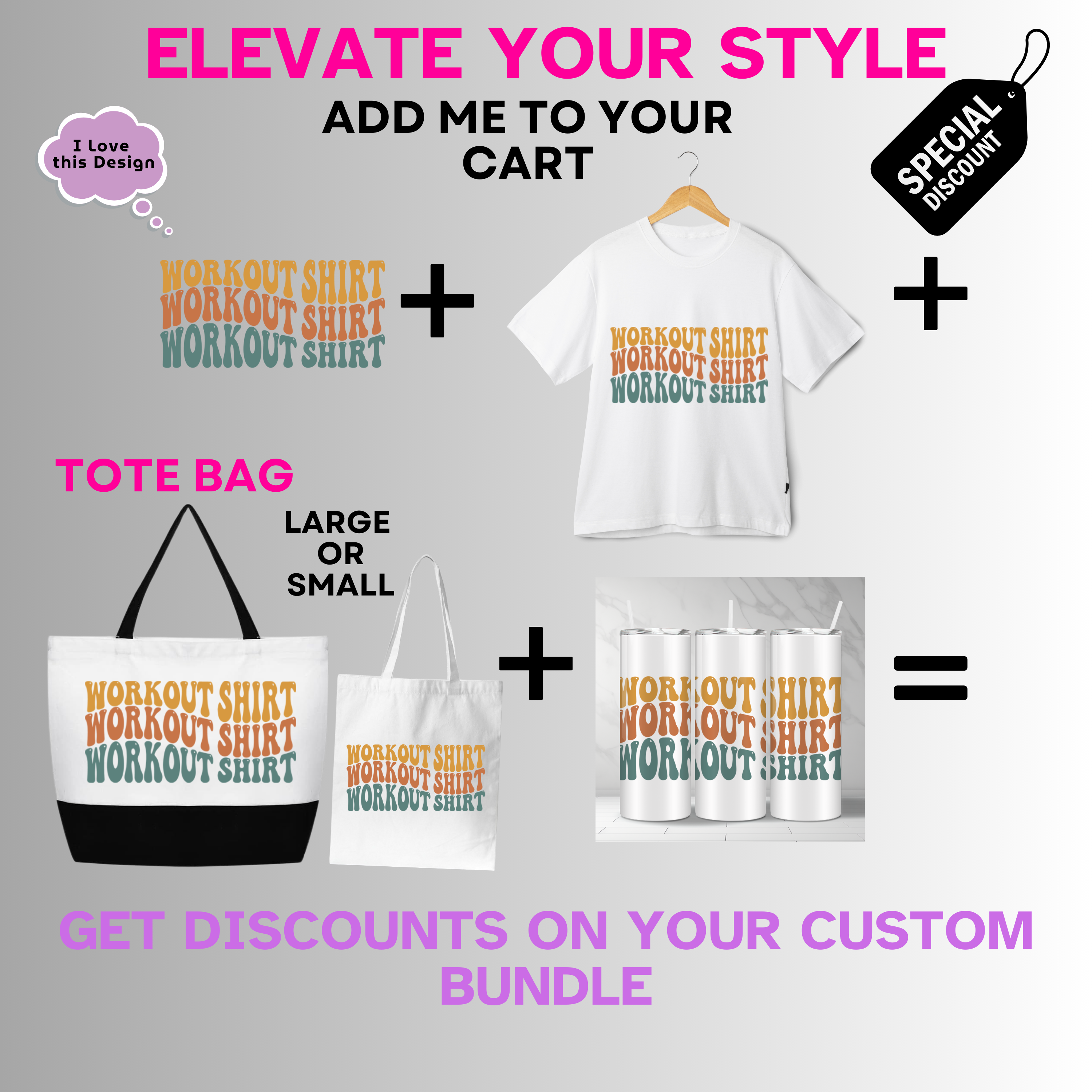 Fitness-Gym-Colorful Bold Workout