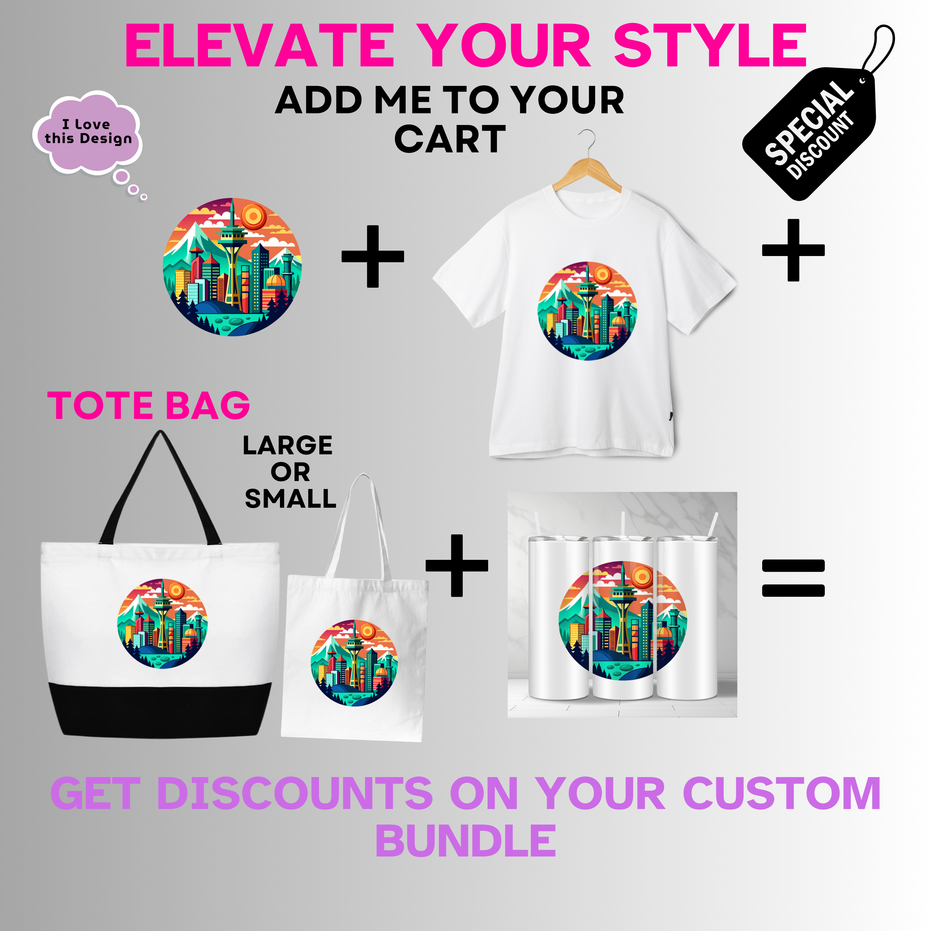 Outdoors-PNW-Colorful Cityscape