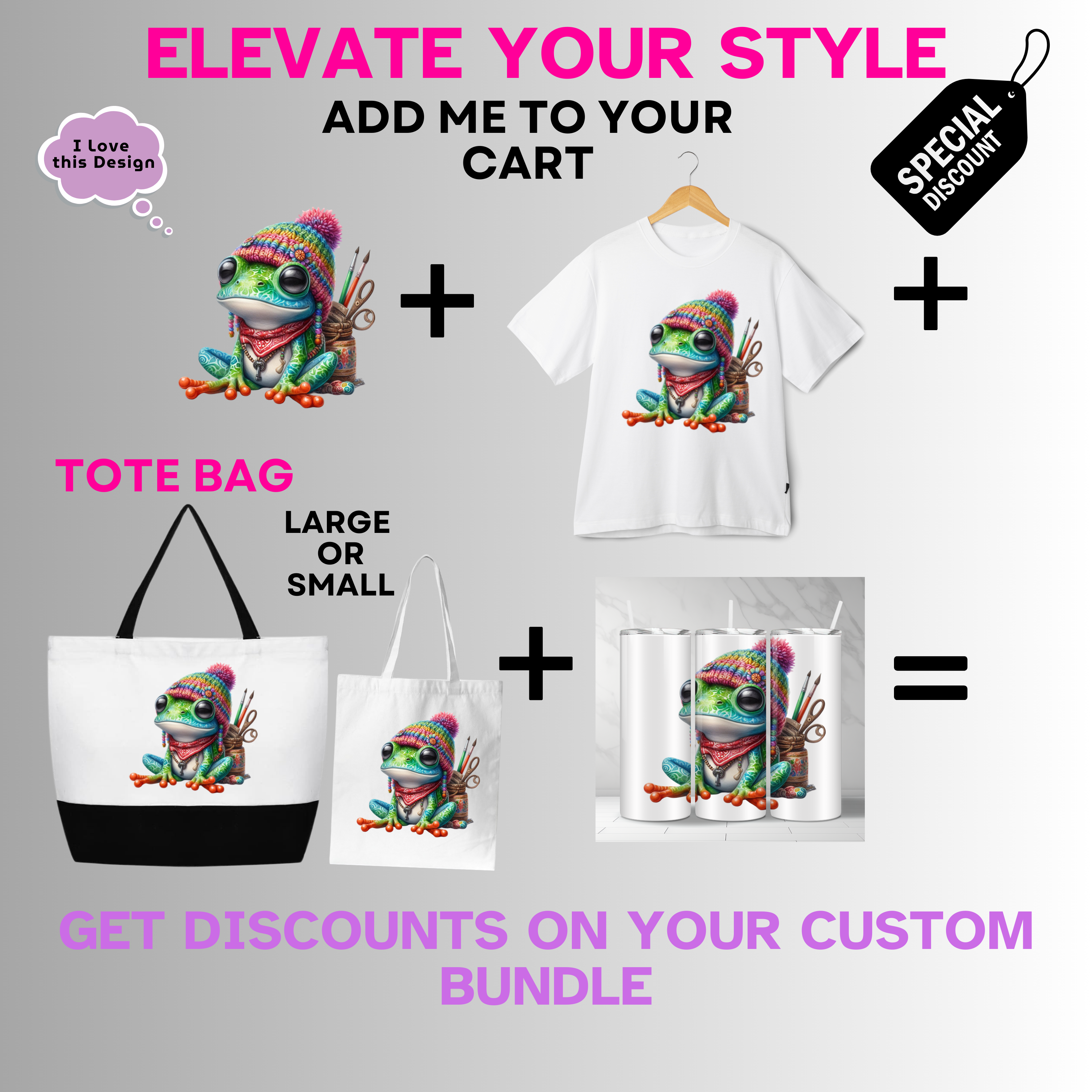 Animals-Misc-Colorful Frog Groovy