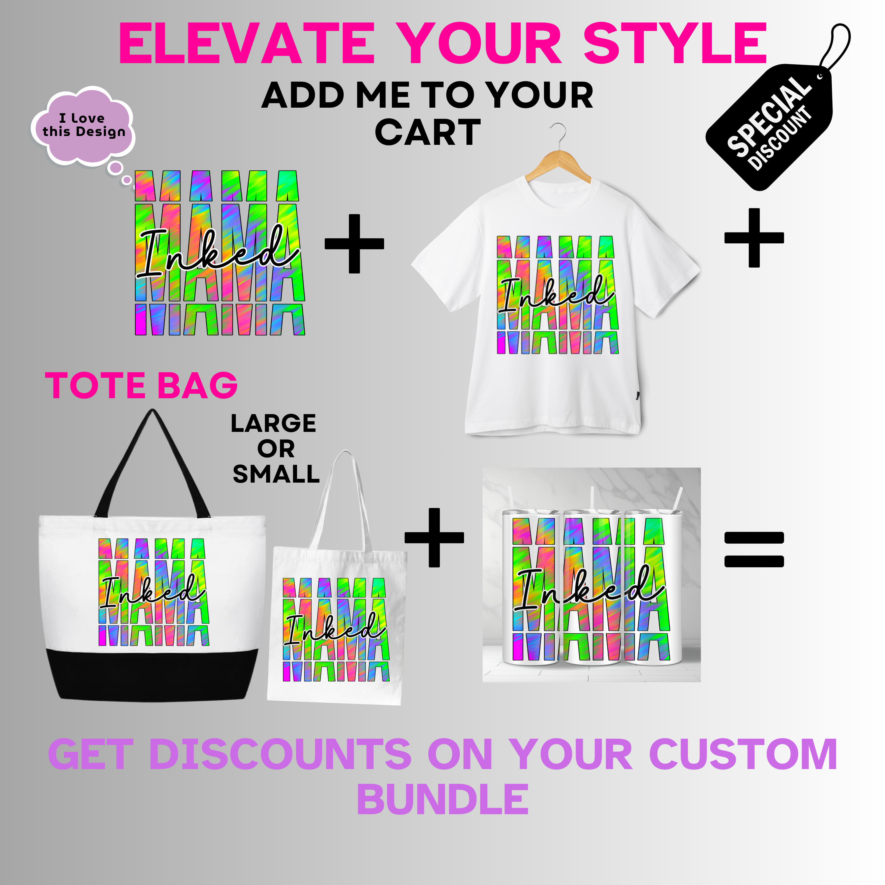 Holiday-Mother's Day-Colorful Inked Mama