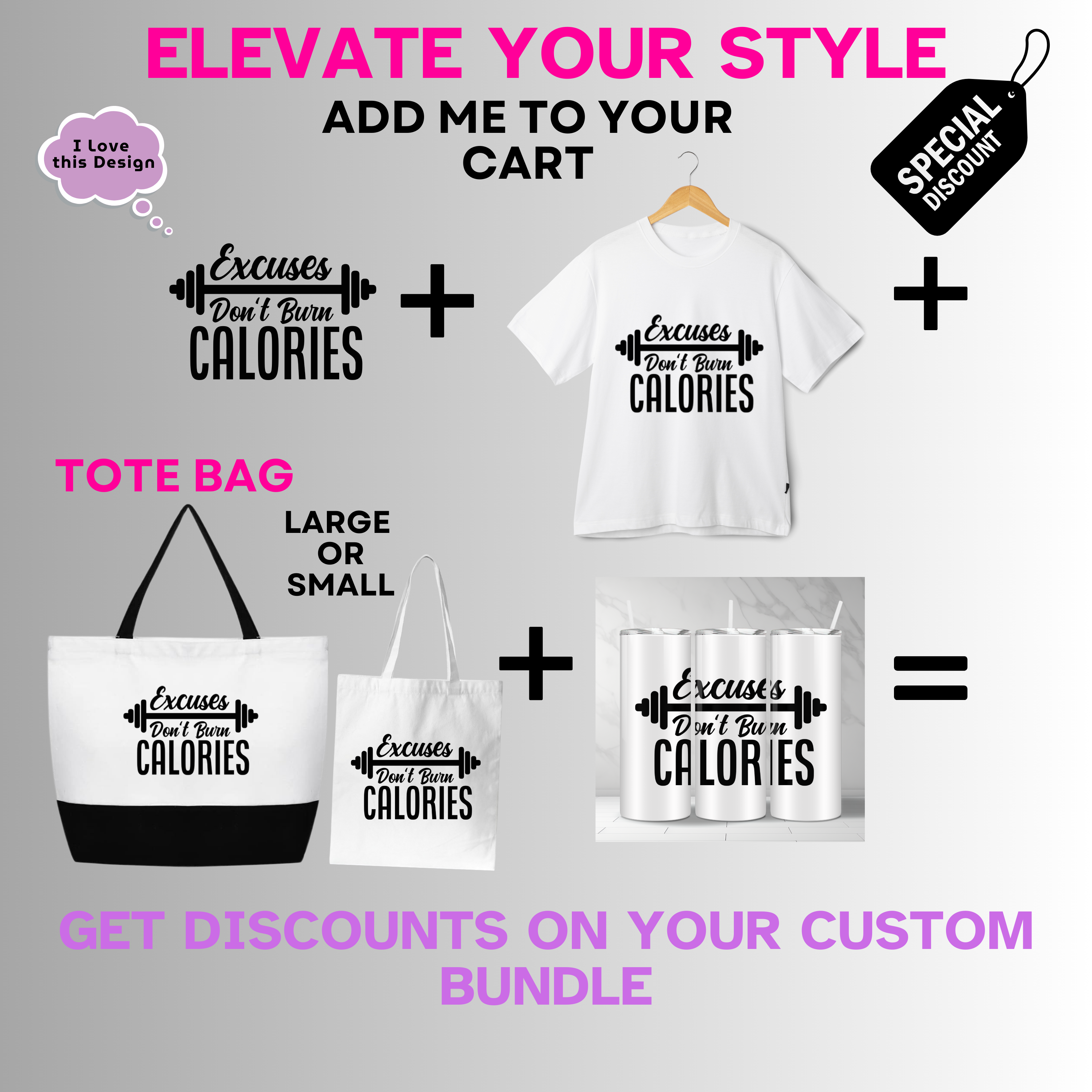 Fitness-Gym-Excuses Don't Burn Calories