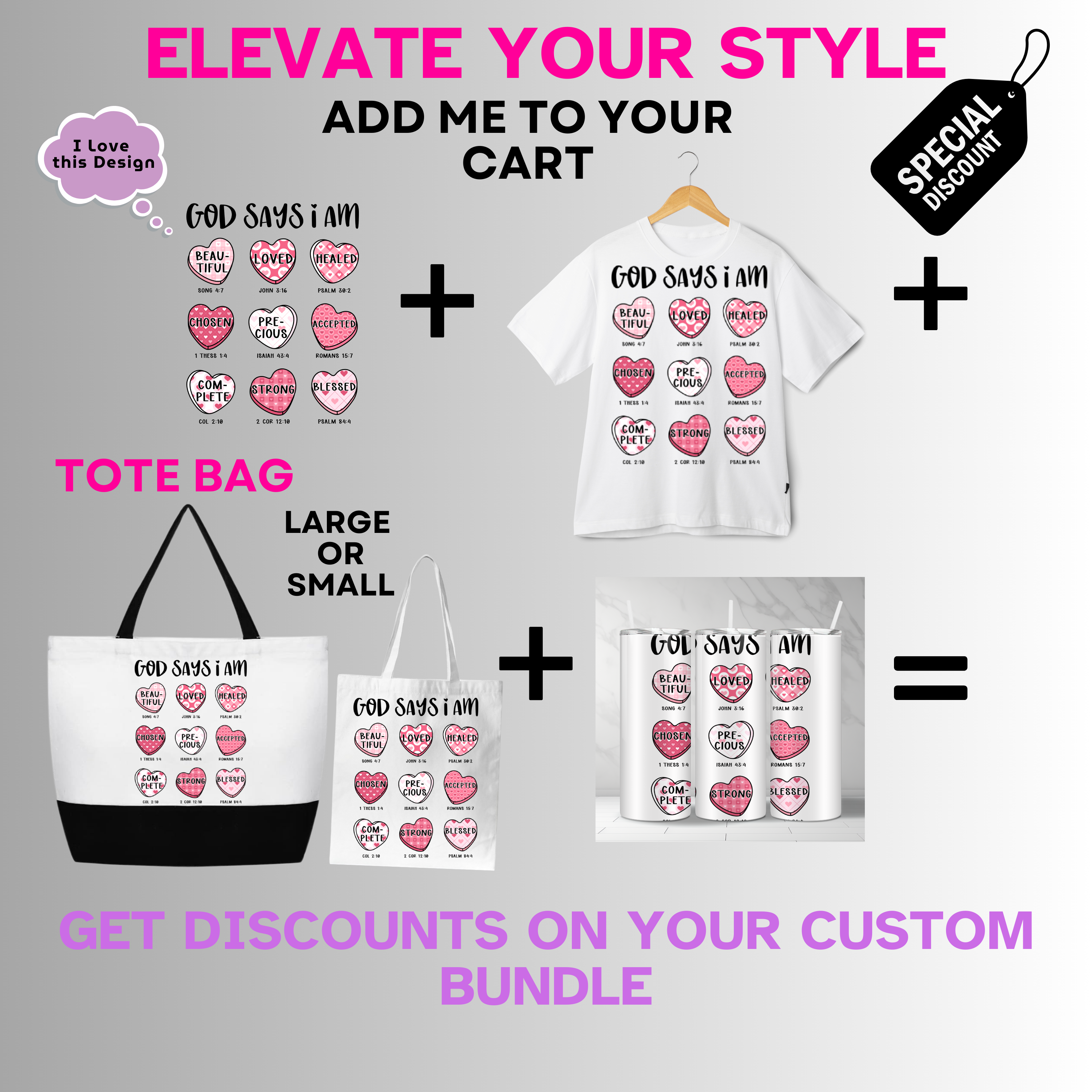 Holiday-Valentine's Day-Positive Affirmations Heart