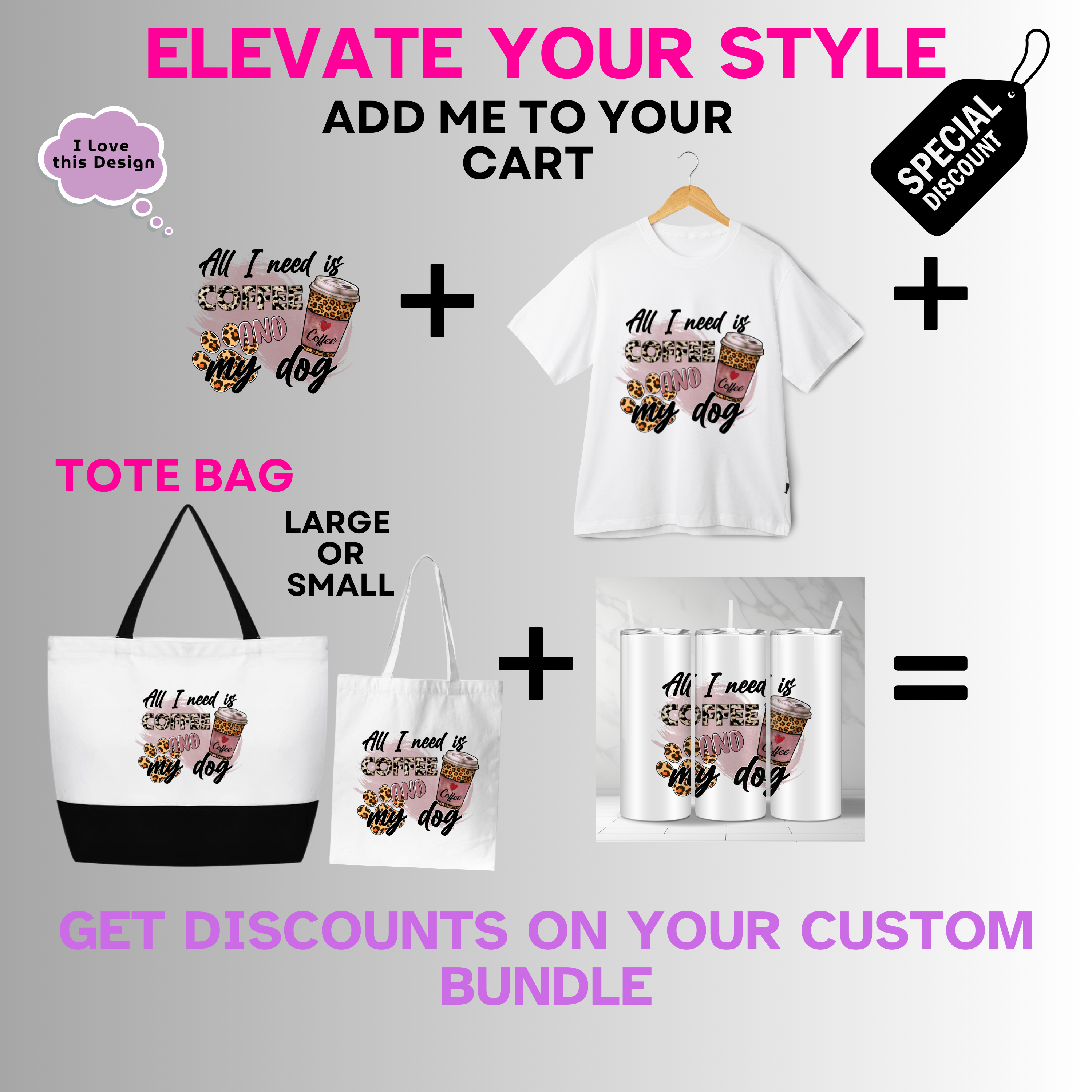 Animals-Dog-All I Need is Coffee and My Dog