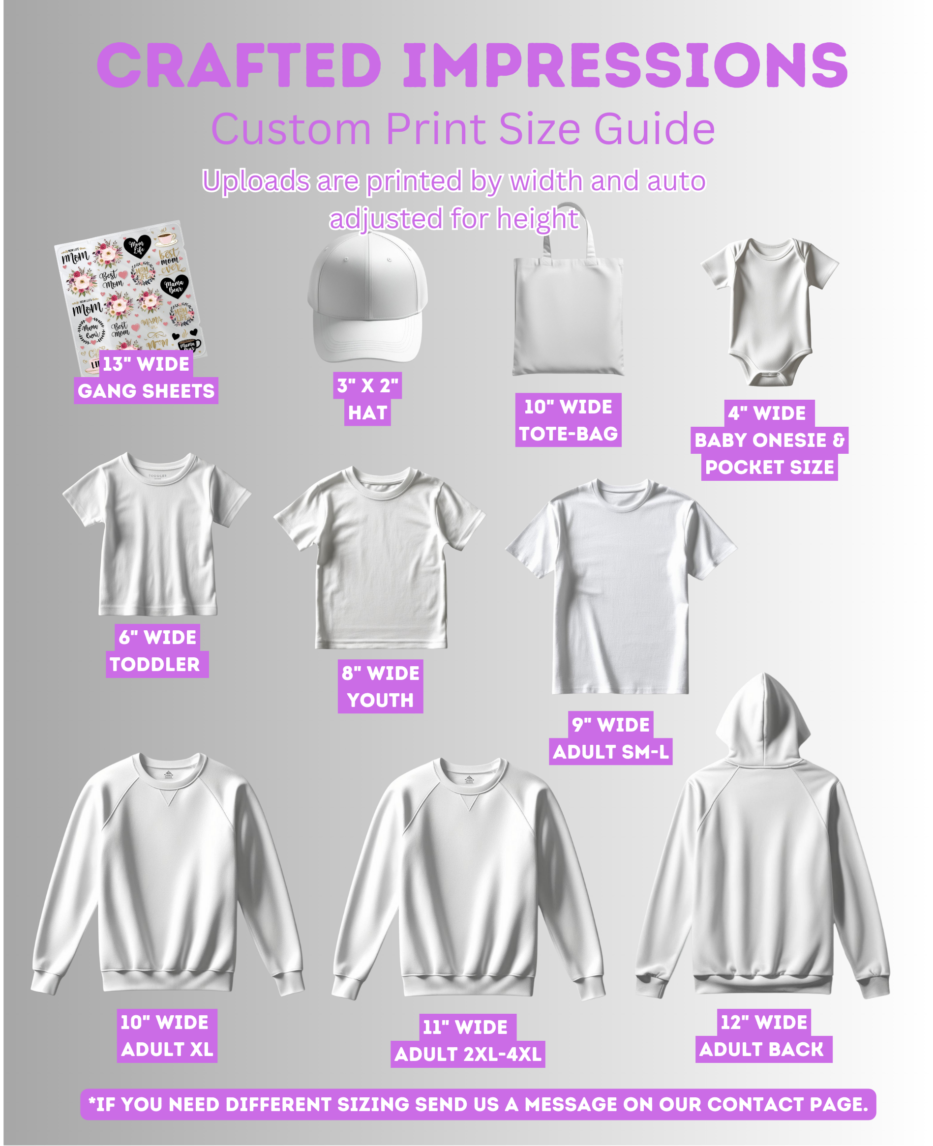 Custom Transfer By Size