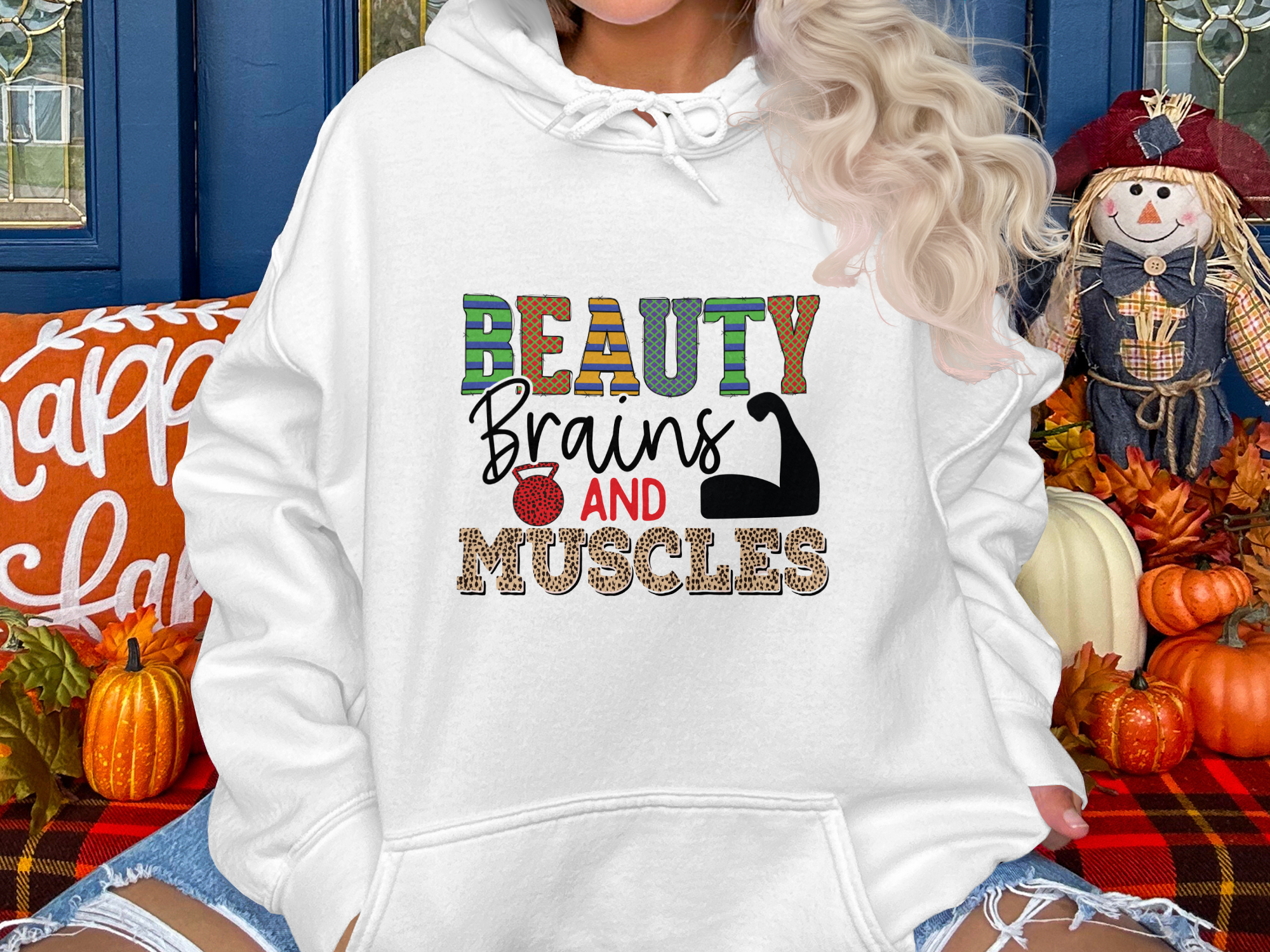 Fitness-Gym-Beauty Brains and Muscles