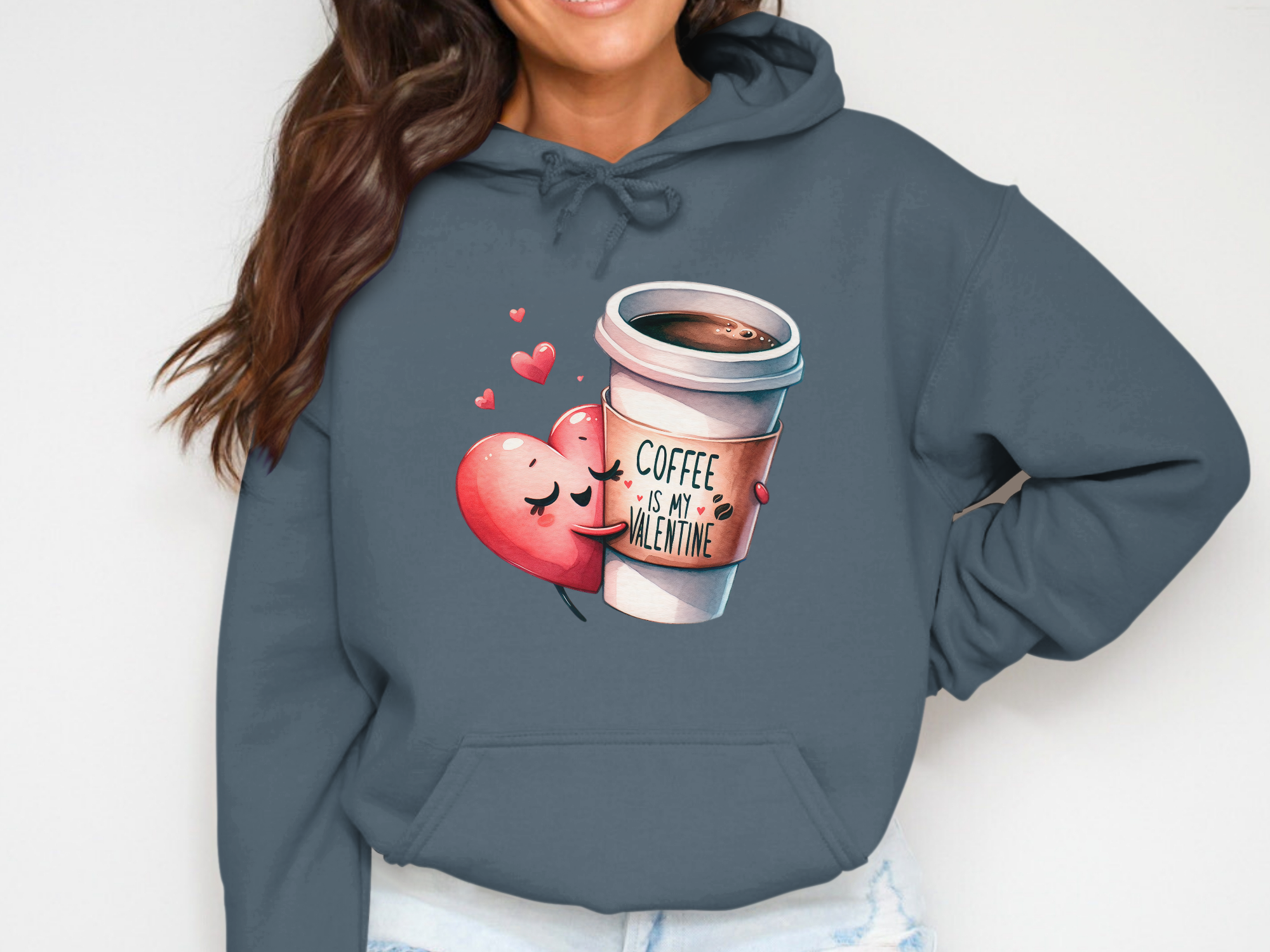 Holiday-Valentine's Day-Cute Coffee Valentine Heart