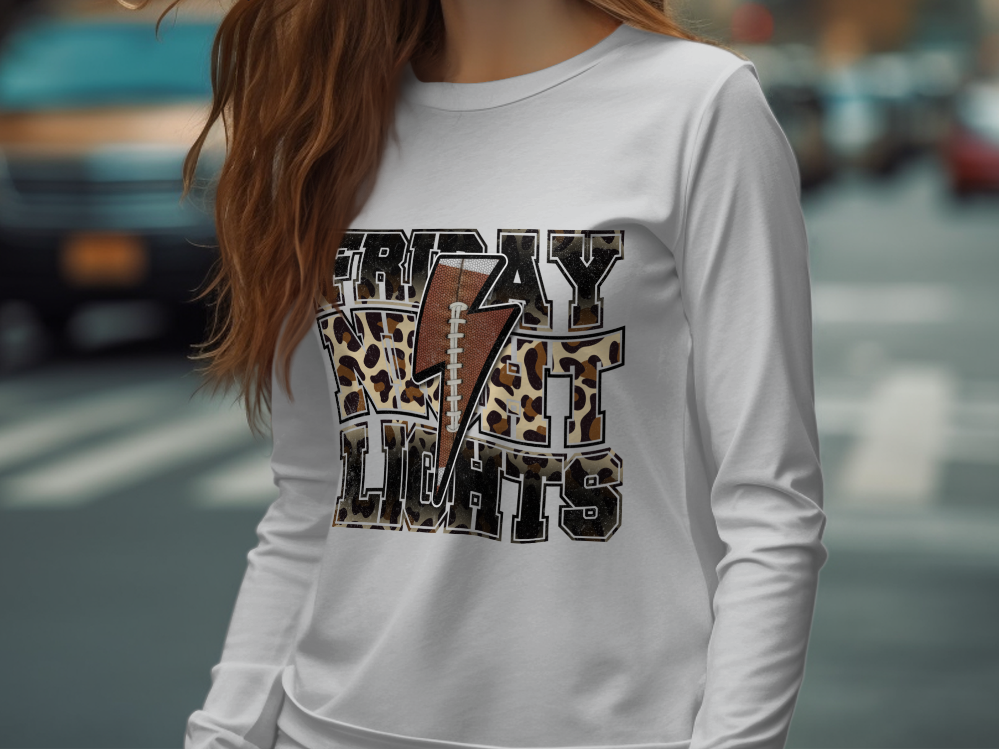 Sports-Football-Friday Night Lights Leopard