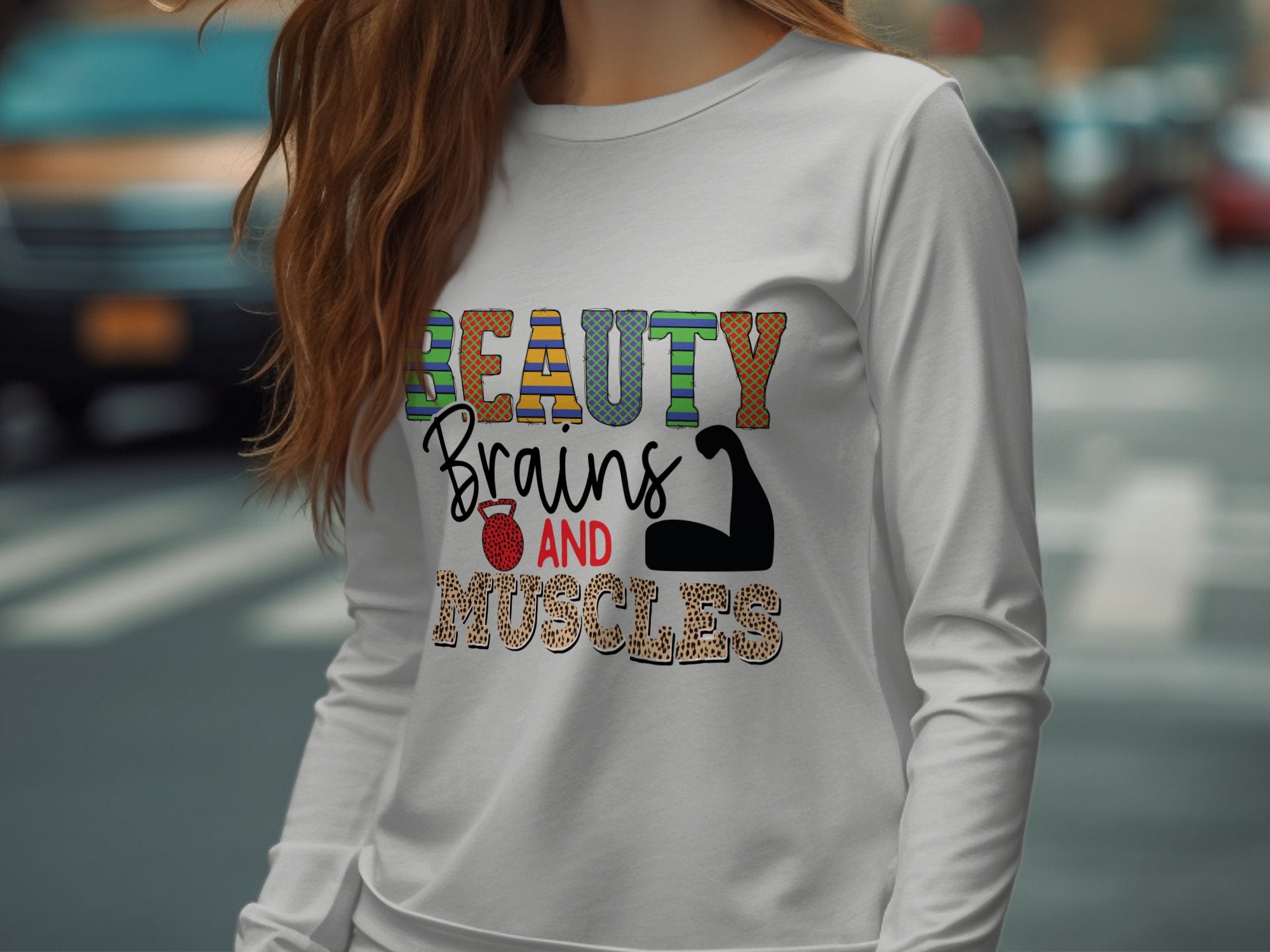 Fitness-Gym-Beauty Brains and Muscles