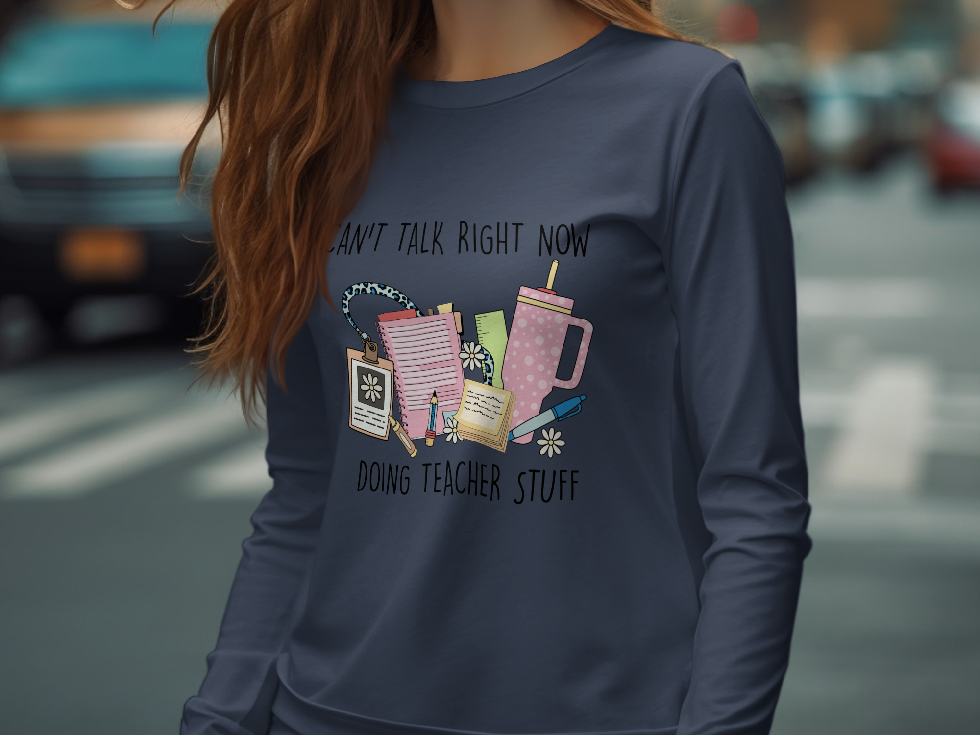 Professional-Teacher-Can't Talk Right Now Doing Teacher Stuff