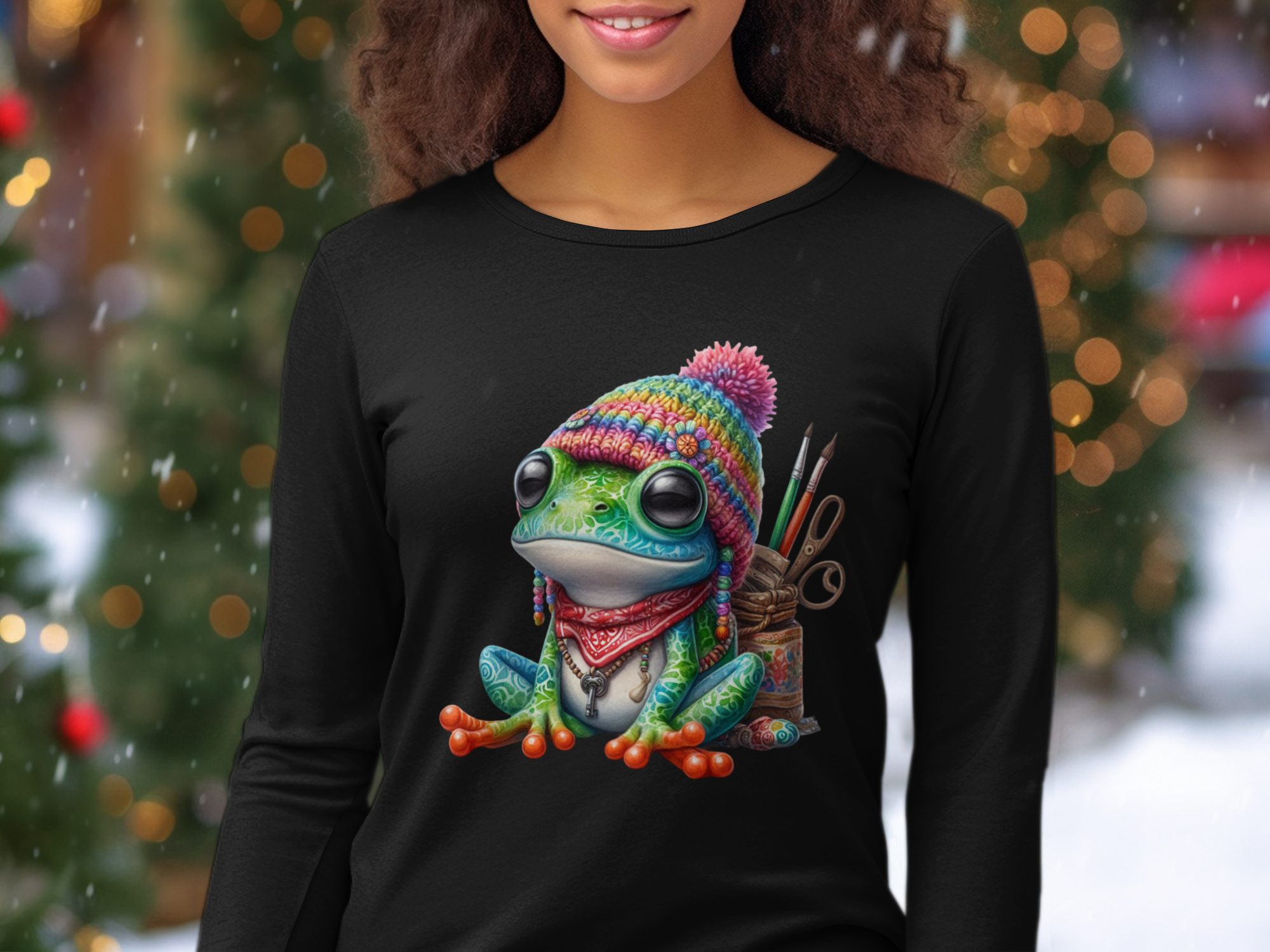 Animals-Misc-Colorful Frog Groovy