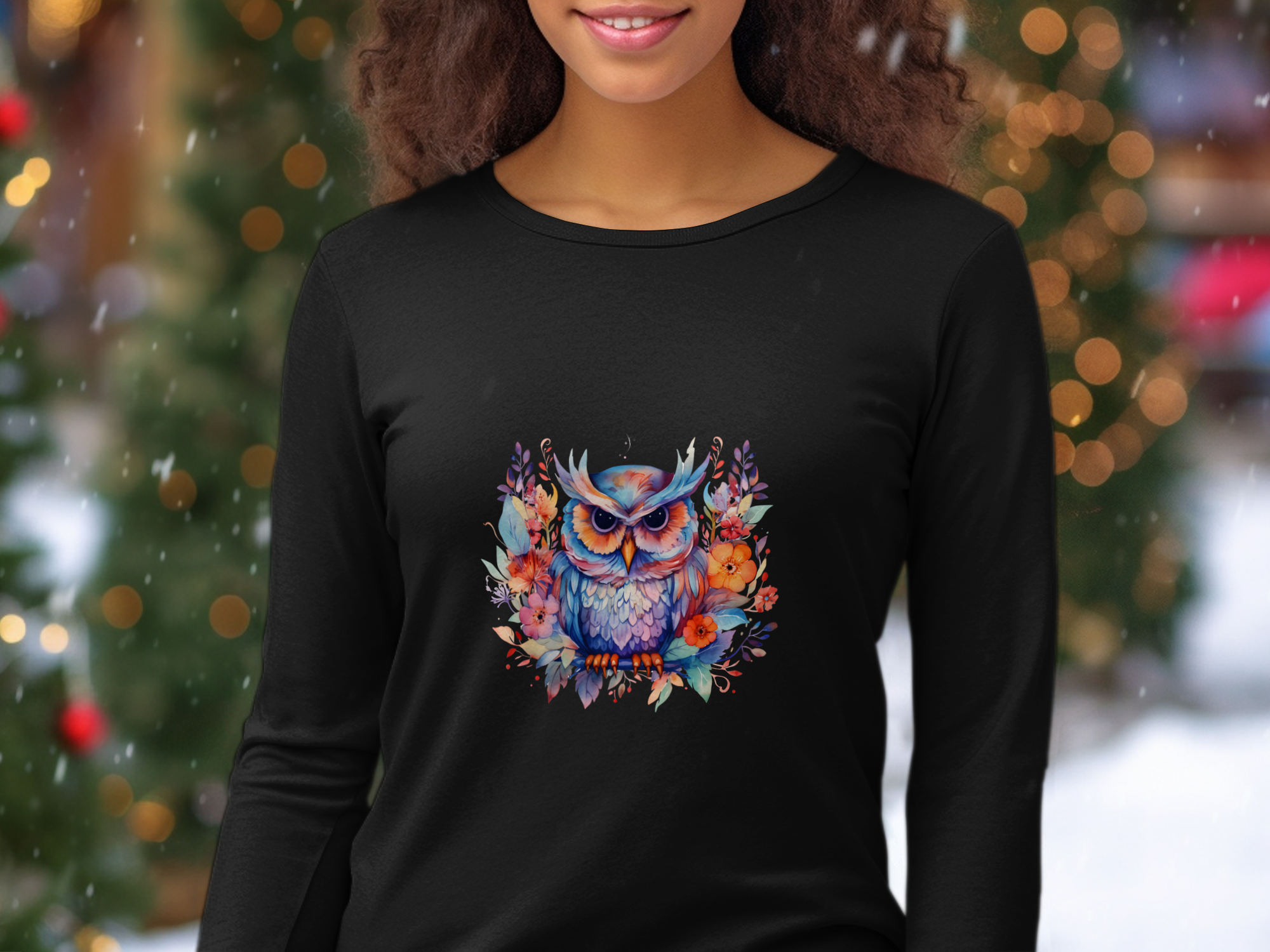 Animals-Misc-Colorful Owl Art