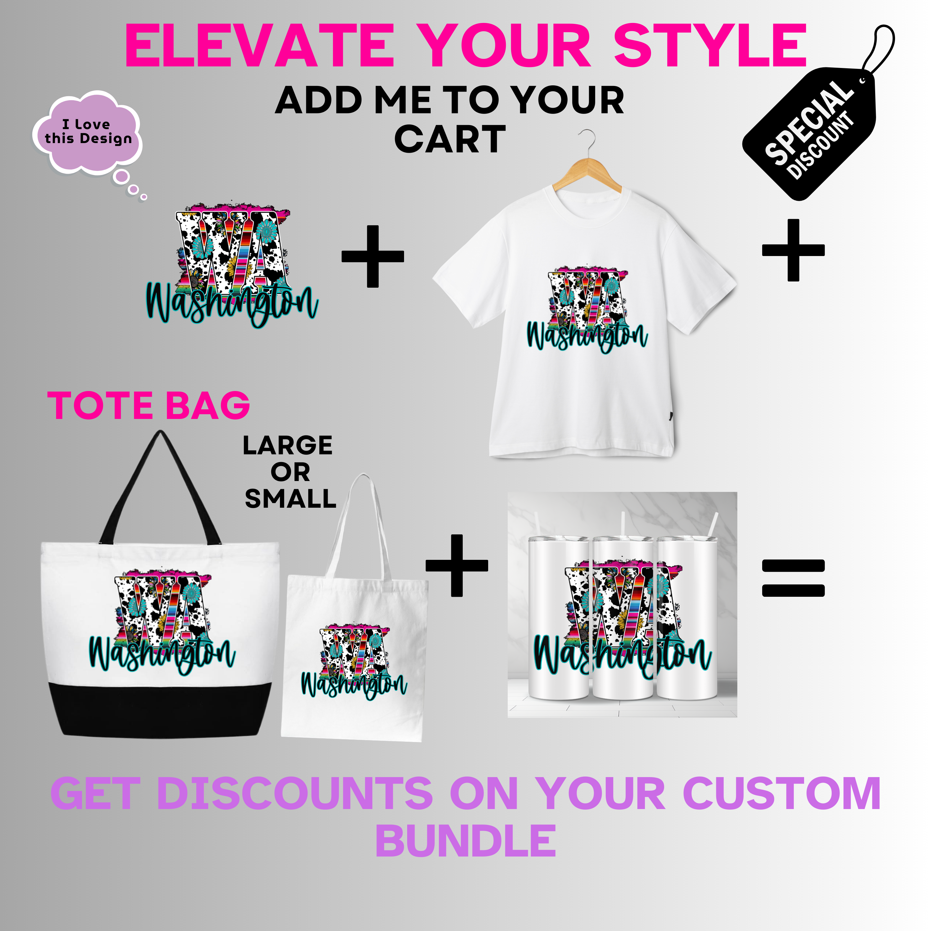 Outdoors-PNW-Washington WA Western Cow Print