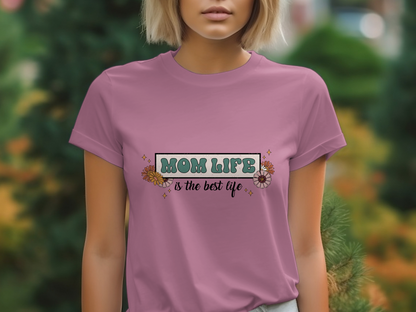 Holiday-Mother's Day-Mom Life Is The Best Life Floral