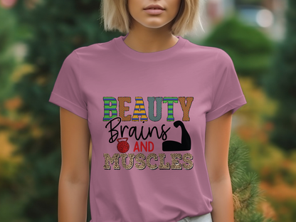 Fitness-Gym-Beauty Brains and Muscles