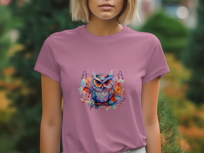 Animals-Misc-Colorful Owl Art