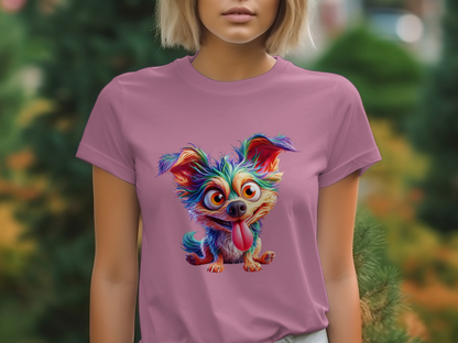 Animals-Dog-Cute Colorful Dog