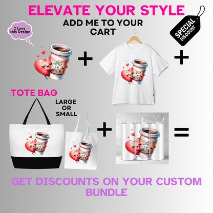 Holiday-Valentine's Day-Cute Coffee Valentine Heart