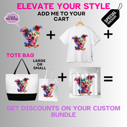 Animals-Dog-Cute Colorful Dog