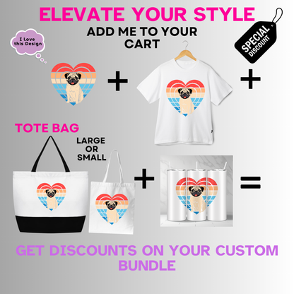 Animals-Dog-Adorable Pug In A Heart