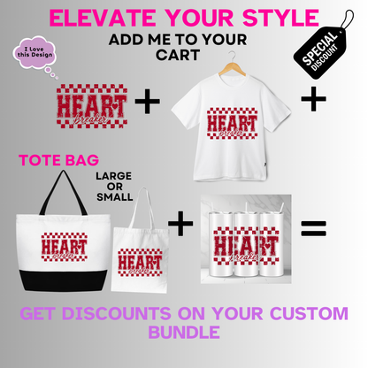 Holiday-Valentine's Day-Heart Breaker Bold Checkered Print