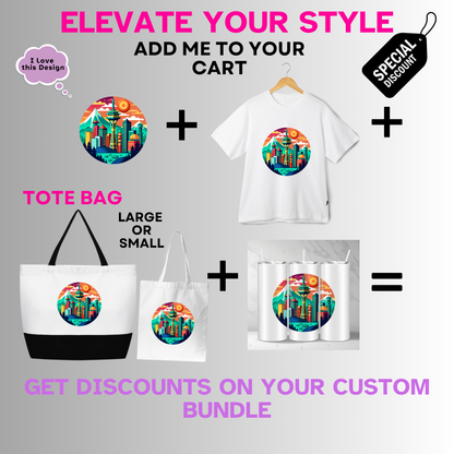 Outdoors-PNW-Colorful Cityscape