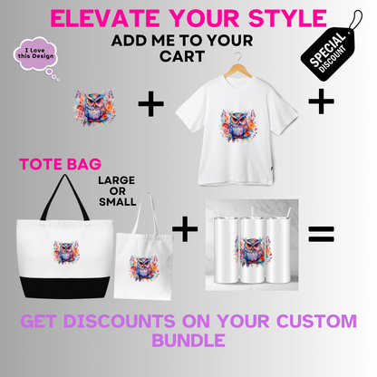 Animals-Misc-Colorful Owl Art