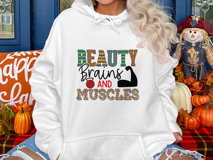 Fitness-Gym-Beauty Brains and Muscles