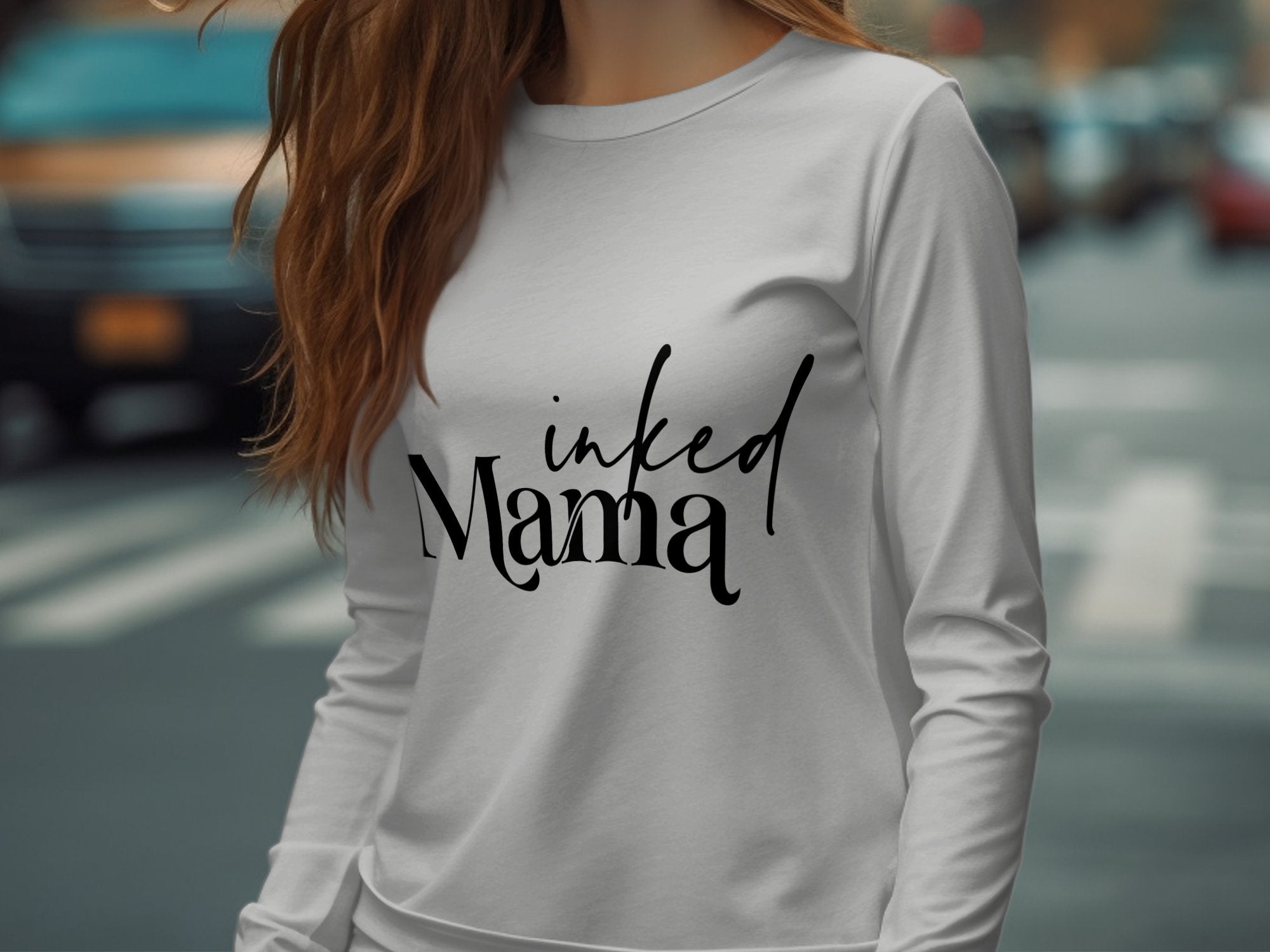 Holiday-Mother's Day- Inked Mama Graphic Black Letters