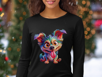 Animals-Dog-Cute Colorful Dog