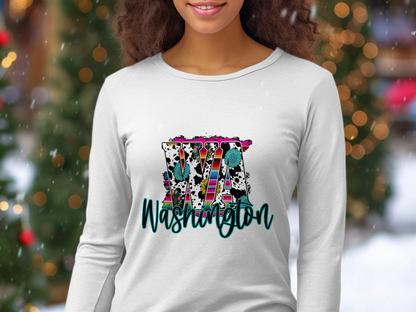 Outdoors-PNW-Washington WA Western Cow Print