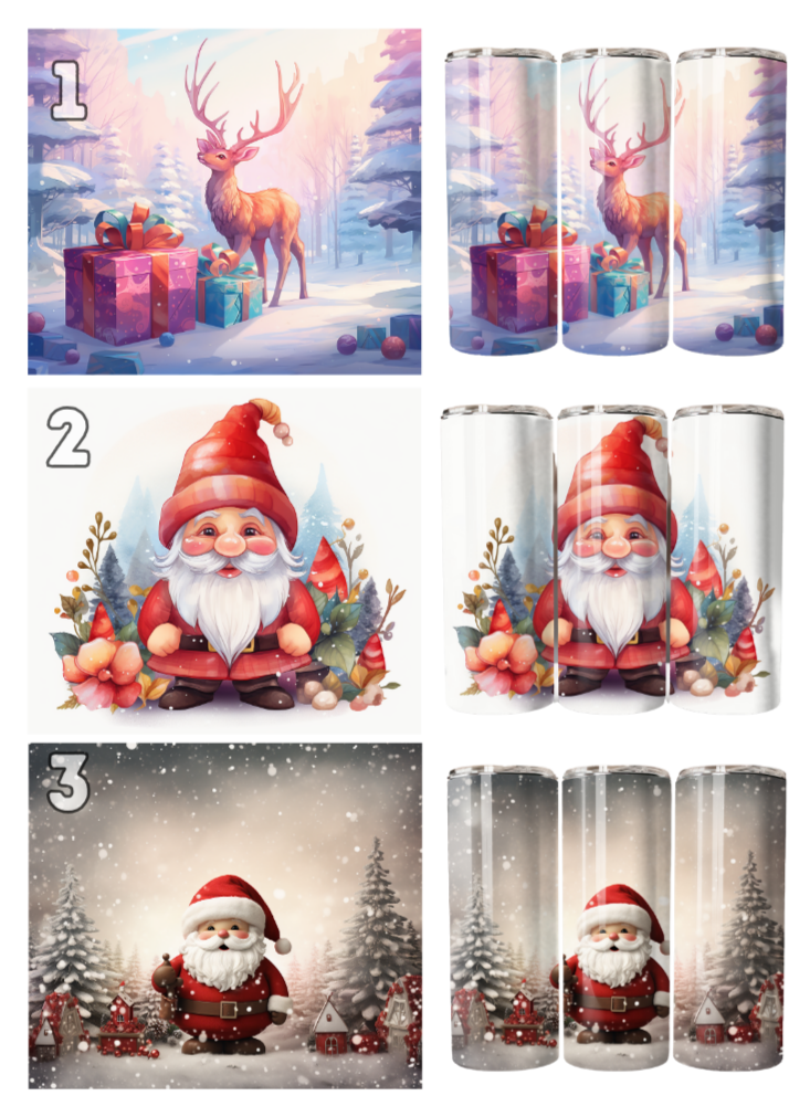 Holiday Tumbler Set 3