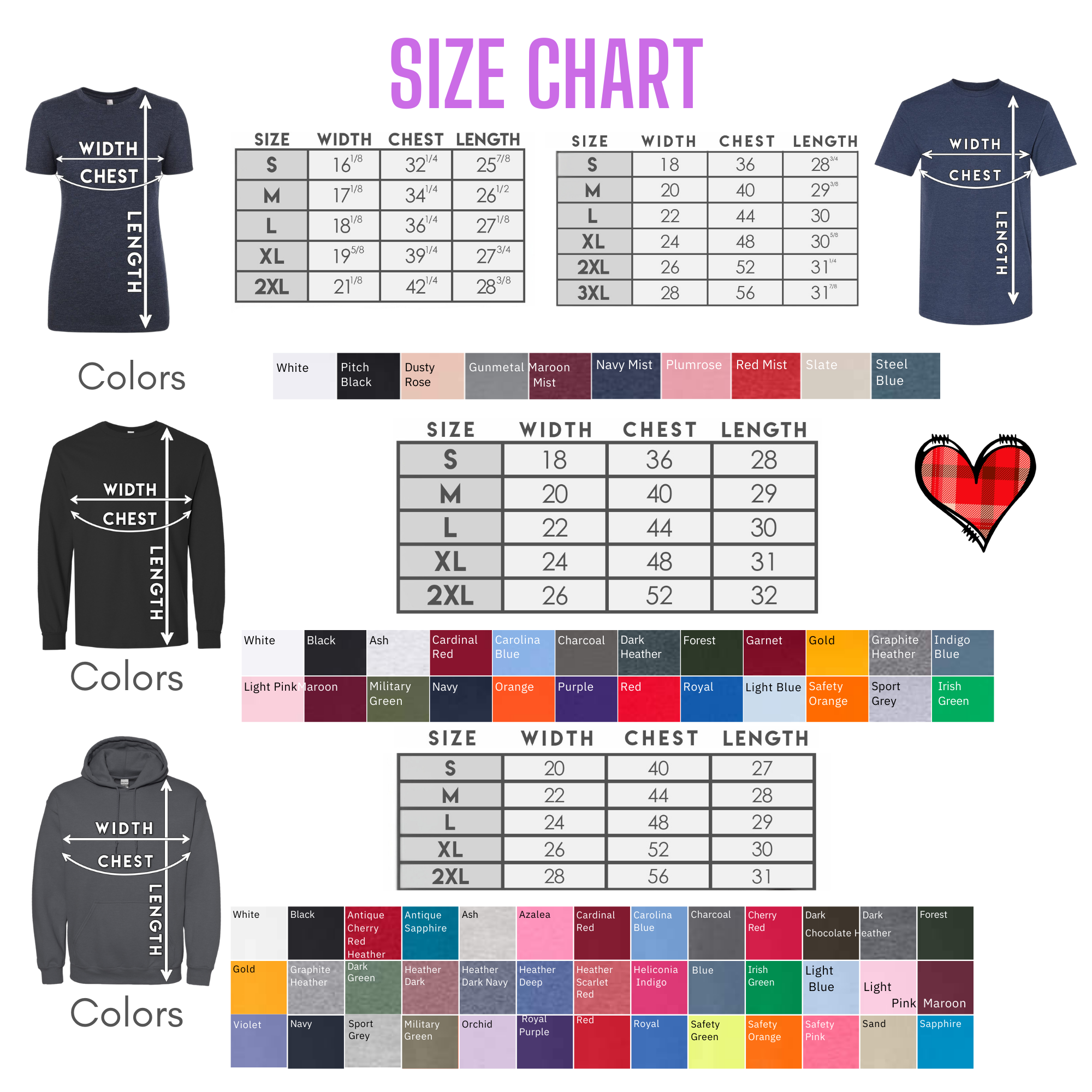 Holiday-Valentine's Day-Plaid Heart