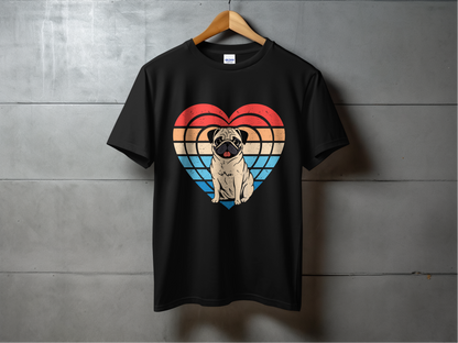 Animals-Dog-Adorable Pug In A Heart