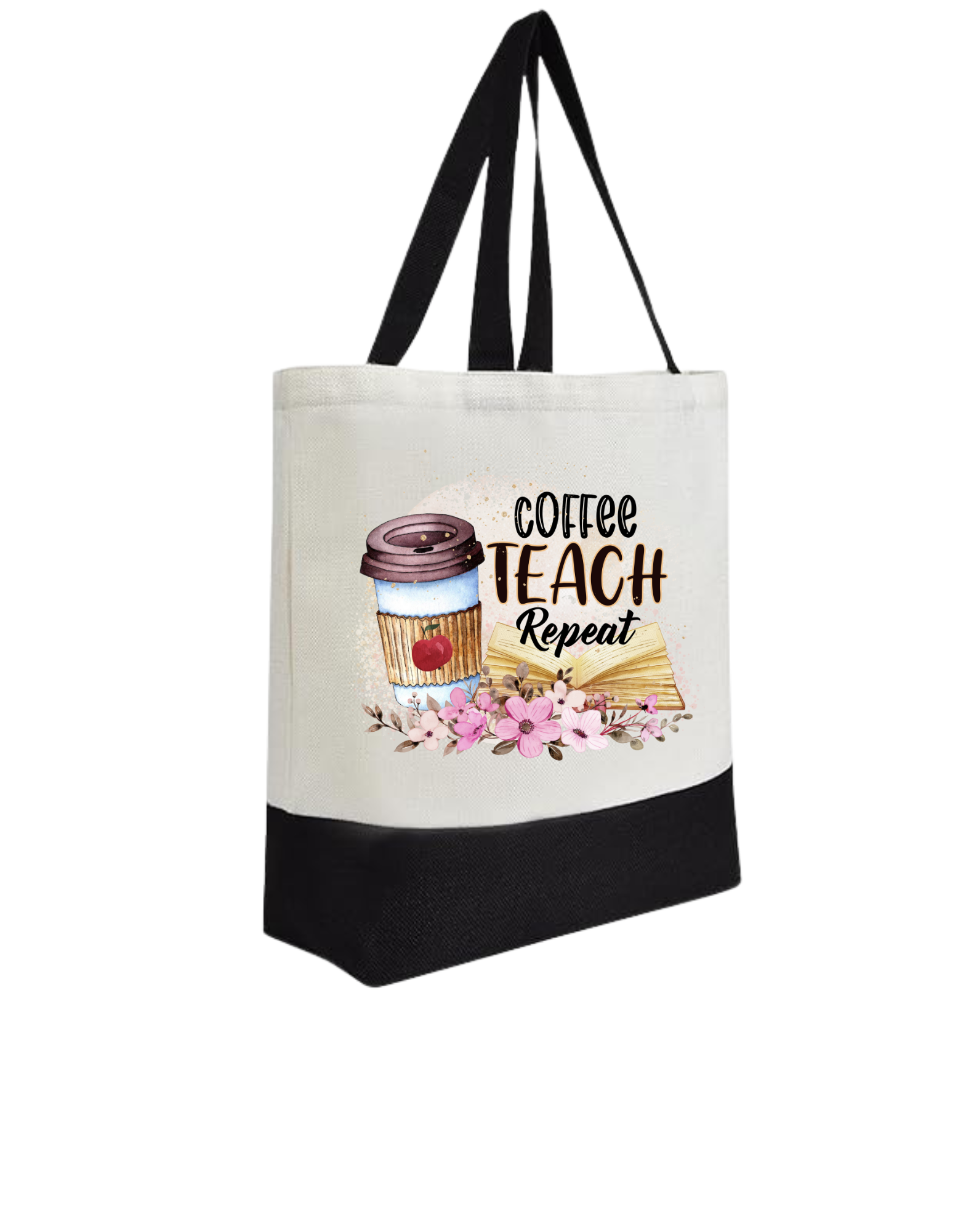 Tote - Coffee Teach Repeat - Large