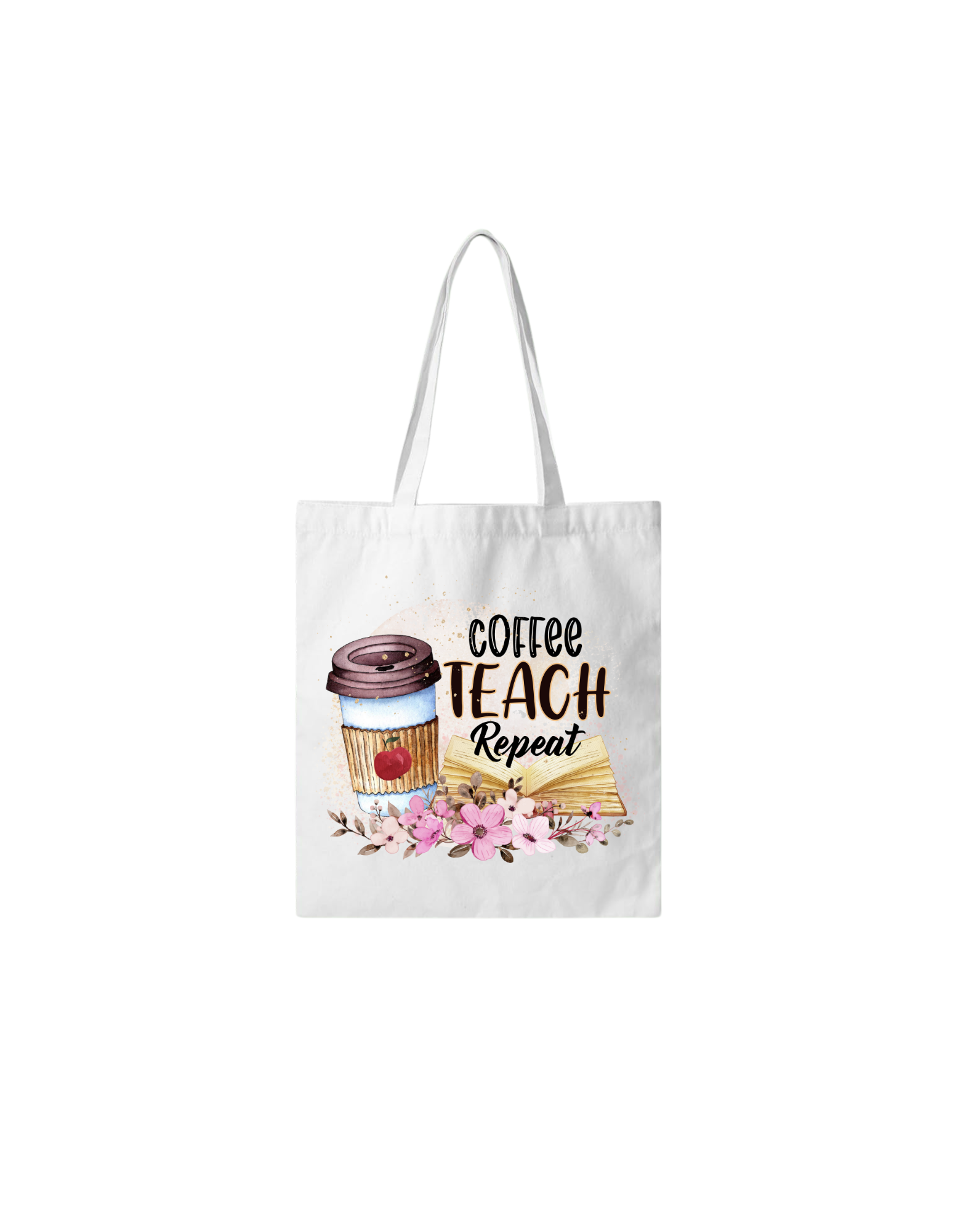 Tote - Coffee Teach Repeat - Small